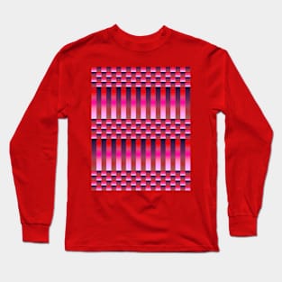 Love and Hate (Checkers and Stripes) Long Sleeve T-Shirt